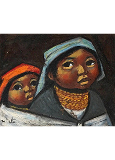 Two Octavalo Children by Arturo Nieto
